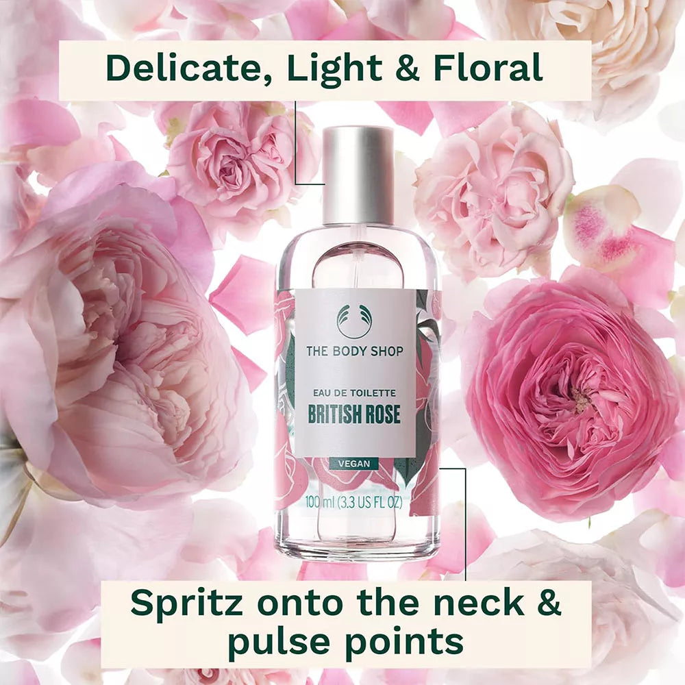 The Body Shop British Rose Eau De Toilette (100 ml)