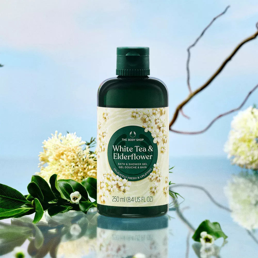 The Body Shop White Tea and Elderflower Bath and Shower Gel (250 ml)