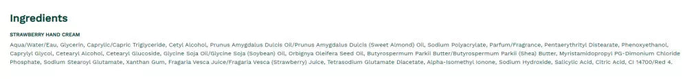 The Body Shop Strawberry Vegan Hand Cream (30 ml, Strawberry)