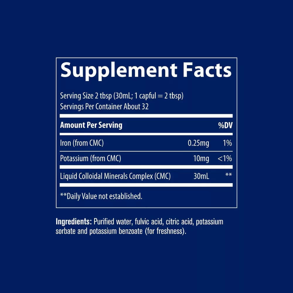 Trace Minerals Colloidal Minerals (887 ml)