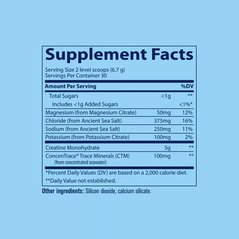 Trace Minerals Hydro Pak Creatine + Electrolytes (240 g, Orange Mango)