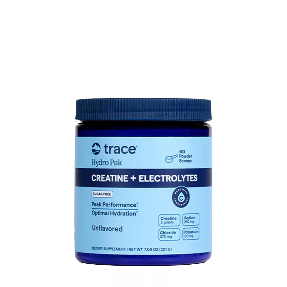 Trace Minerals Hydro Pak Creatine + Electrolytes (201 g, Unflavored)