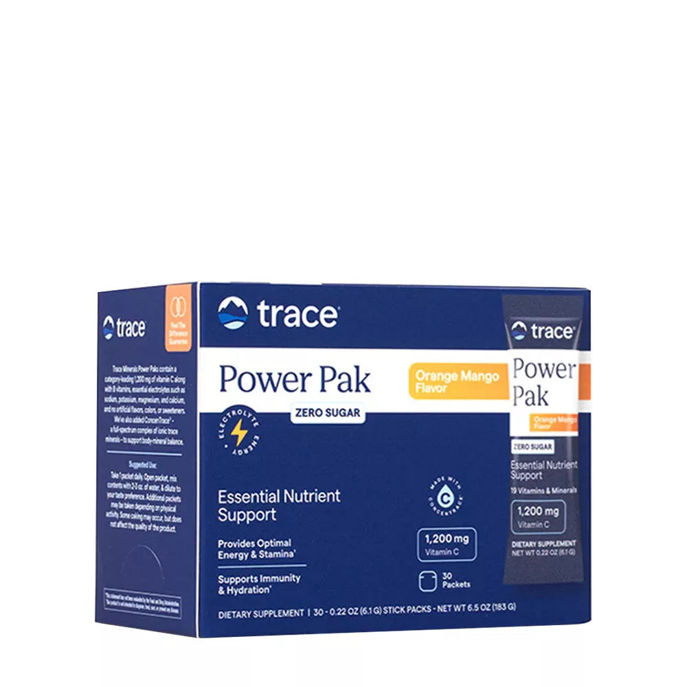 Trace Minerals Power Pak Sugar Free Orange Mango (30 Packs)