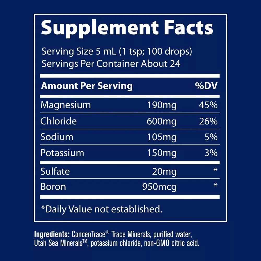 Trace Minerals Keto Electrolyte Drops (118 ml)
