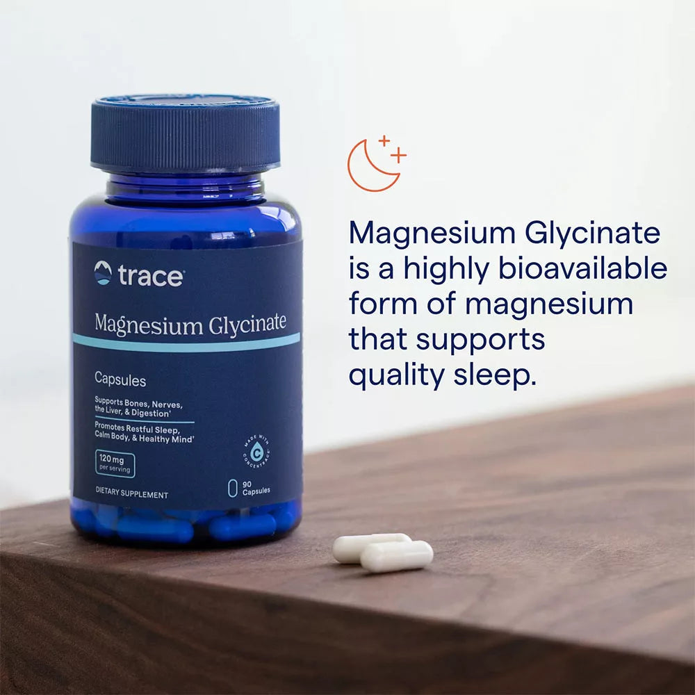 Trace Minerals Magnesium Glycinate (90 Capsules)
