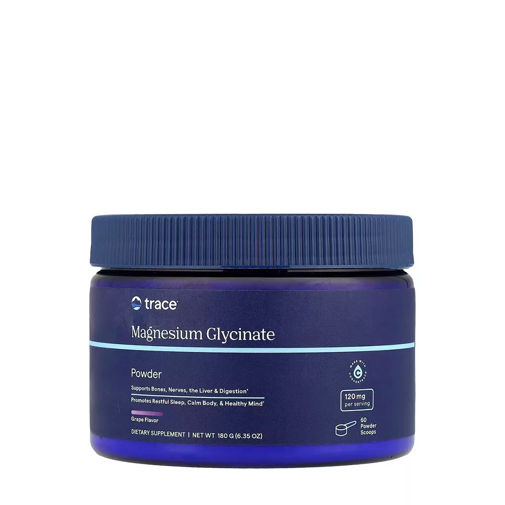 Trace Minerals Magnesium Glycinate (180 g, Grape)