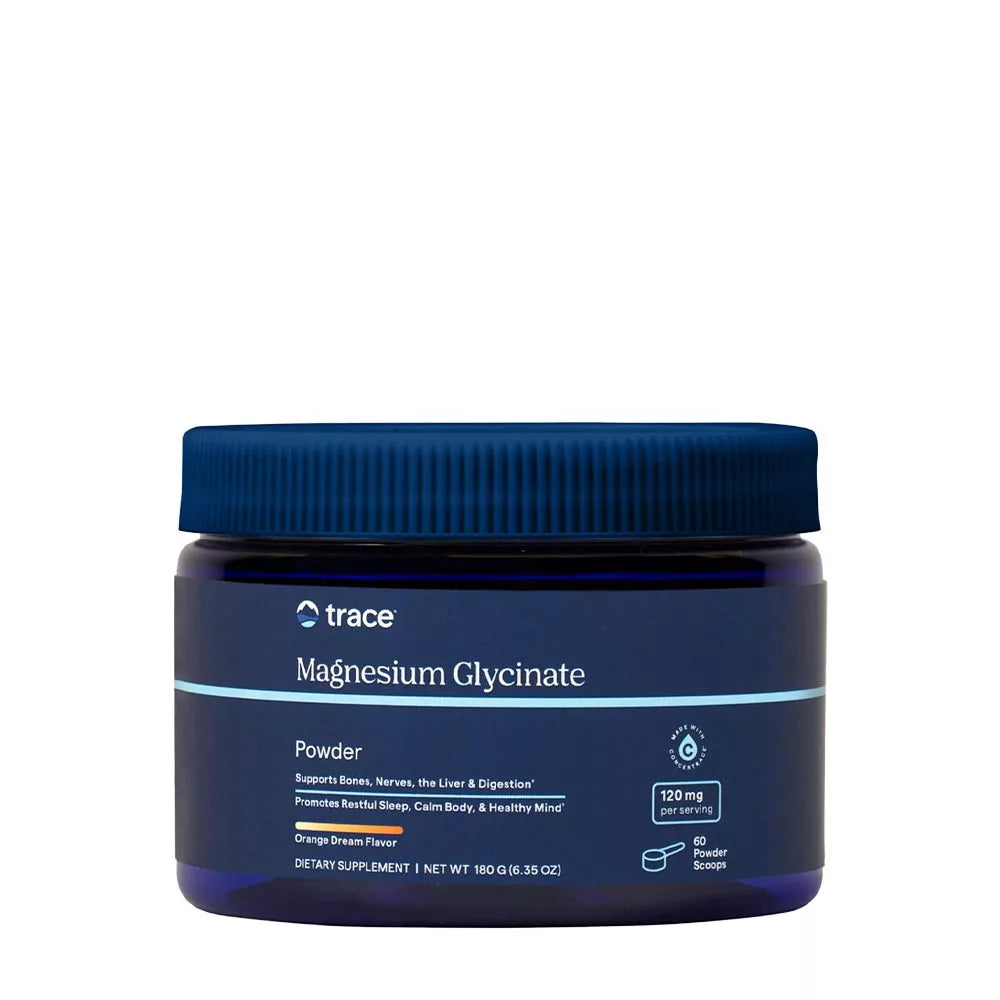 Trace Minerals Magnesium Glycinate (180 g, Orange Dream)