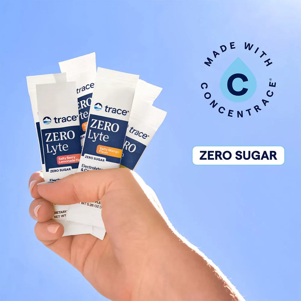 Trace Minerals ZeroLyte Stick Packs (30 Packs, Salty Citrus)