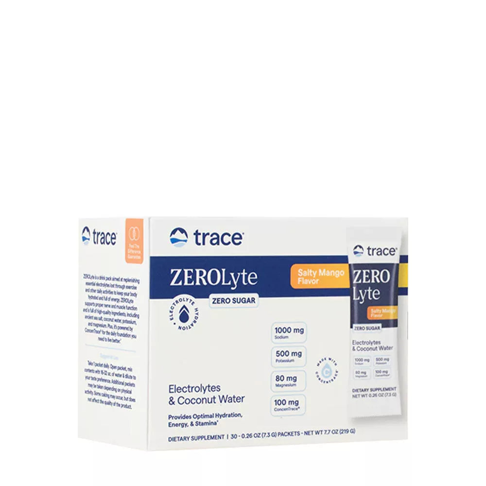 Trace Minerals ZeroLyte Stick Packs (30 Packs, Salty Mango)