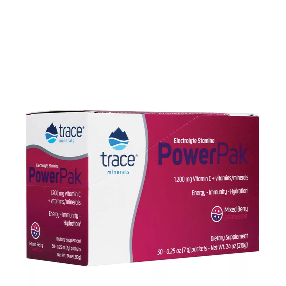 Trace Minerals Electrolyte Stamina Power Pak (30 Packs, Mixed Berry)