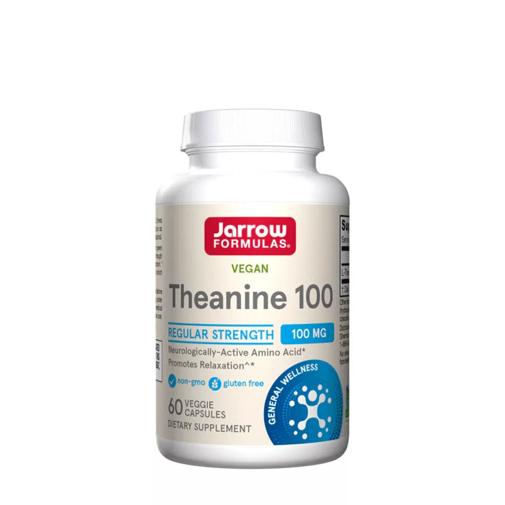Jarrow Formulas Theanine 100 mg (60 Veg Capsules)