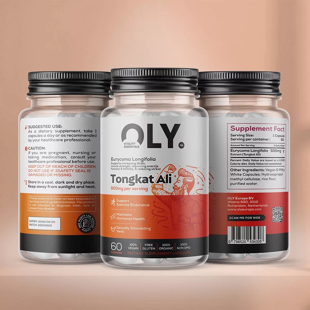 Oly Tongkat Ali 500 mg (60 Capsules)