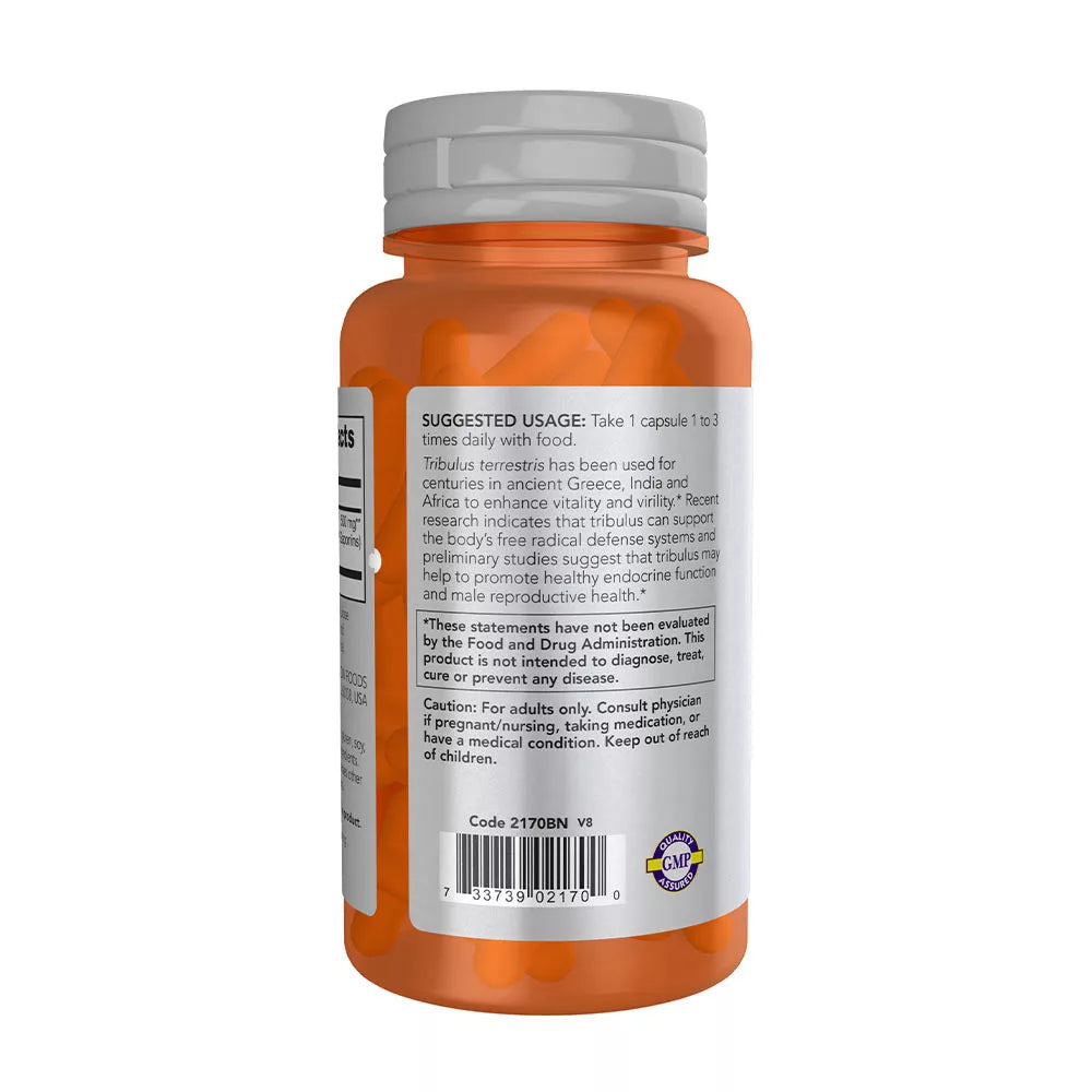 Now Foods Tribulus 500 mg (100 Veg Capsules)