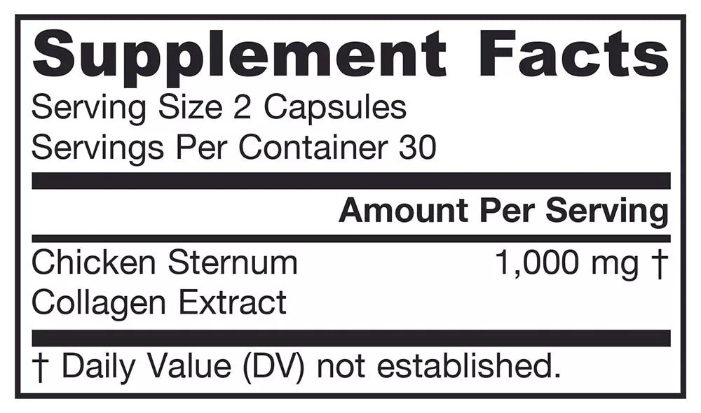 Jarrow Formulas Type II Collagen Complex (60 Capsules)