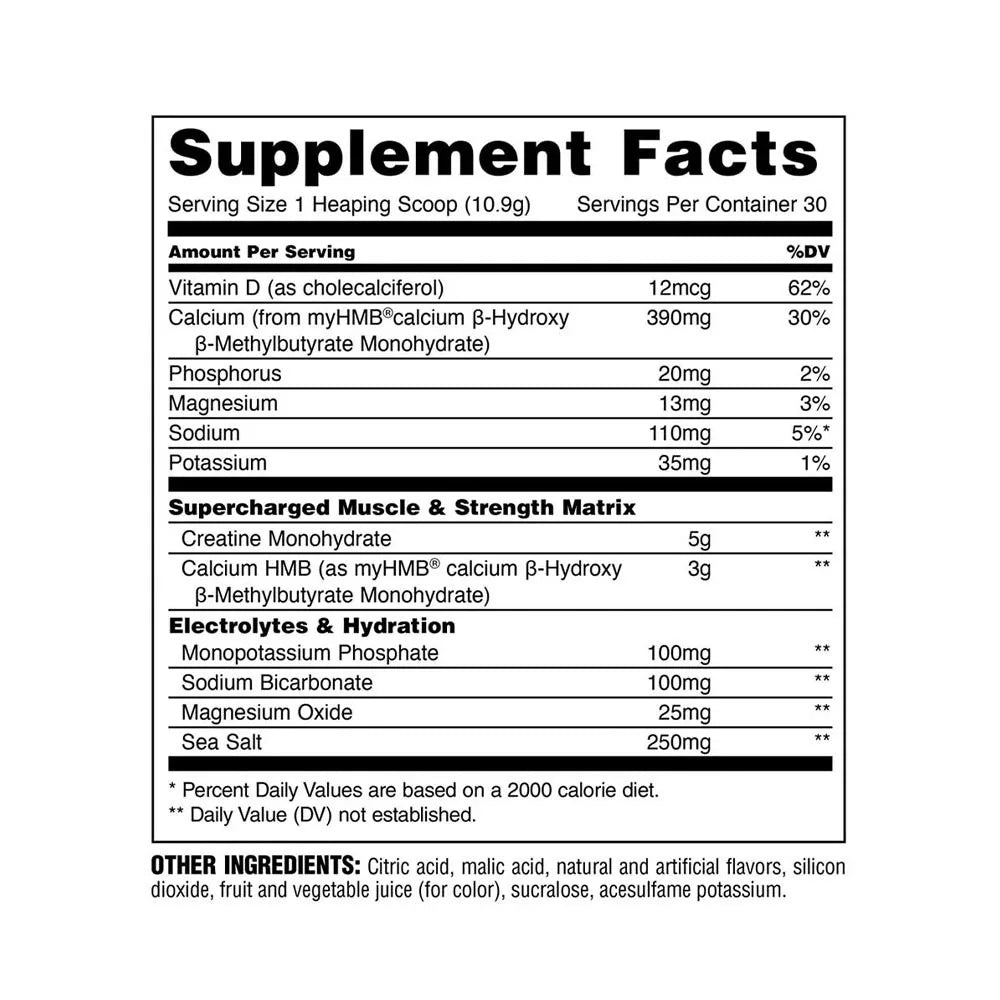 Universal Nutrition Creatine HMB+ (327 g, Dragon Berry)