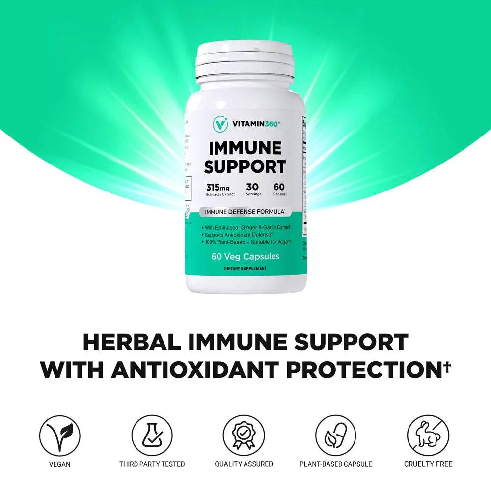 Vitamin360 Immune Support (60 Veg Capsules)