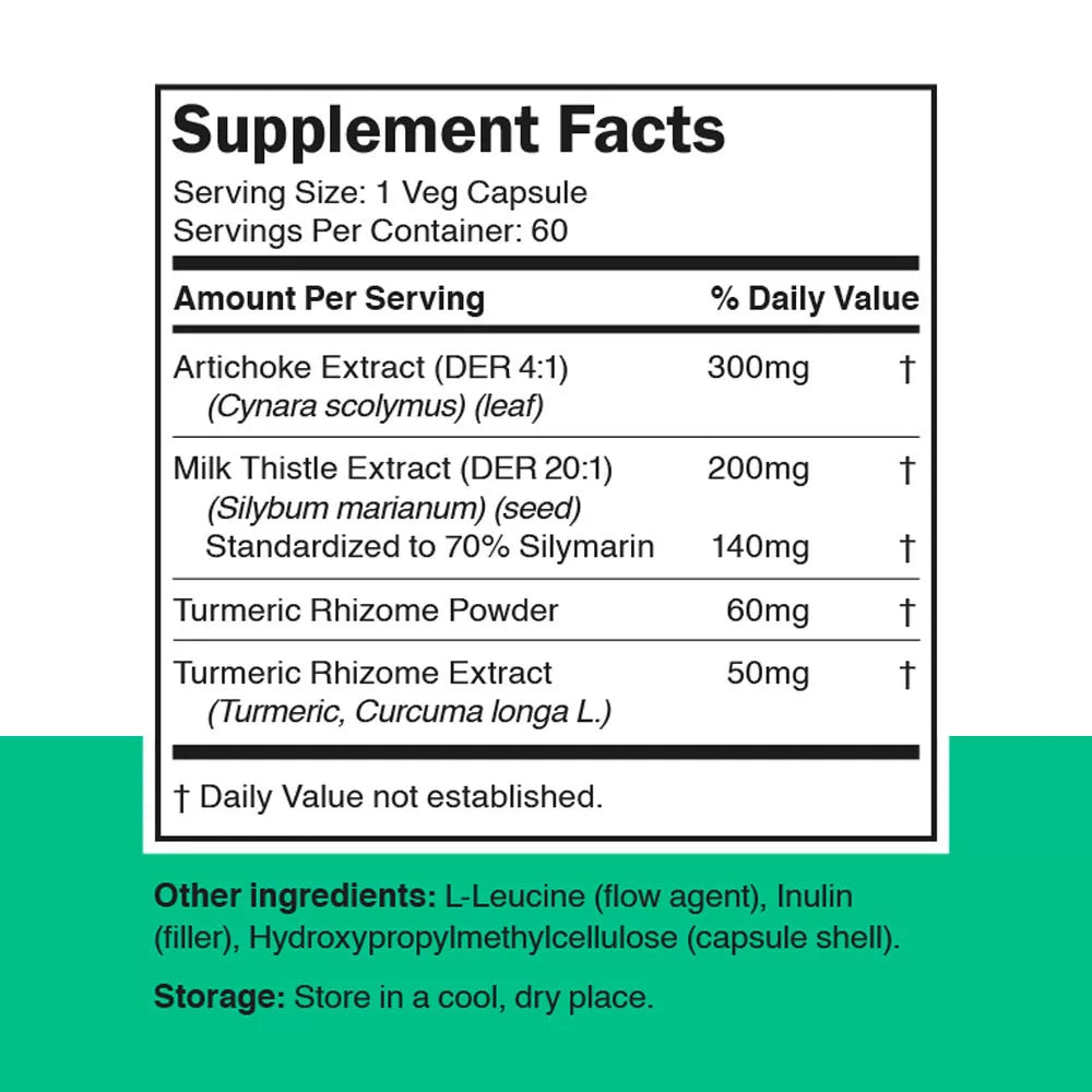 Vitamin360 Liver Support (60 Veg Capsules)