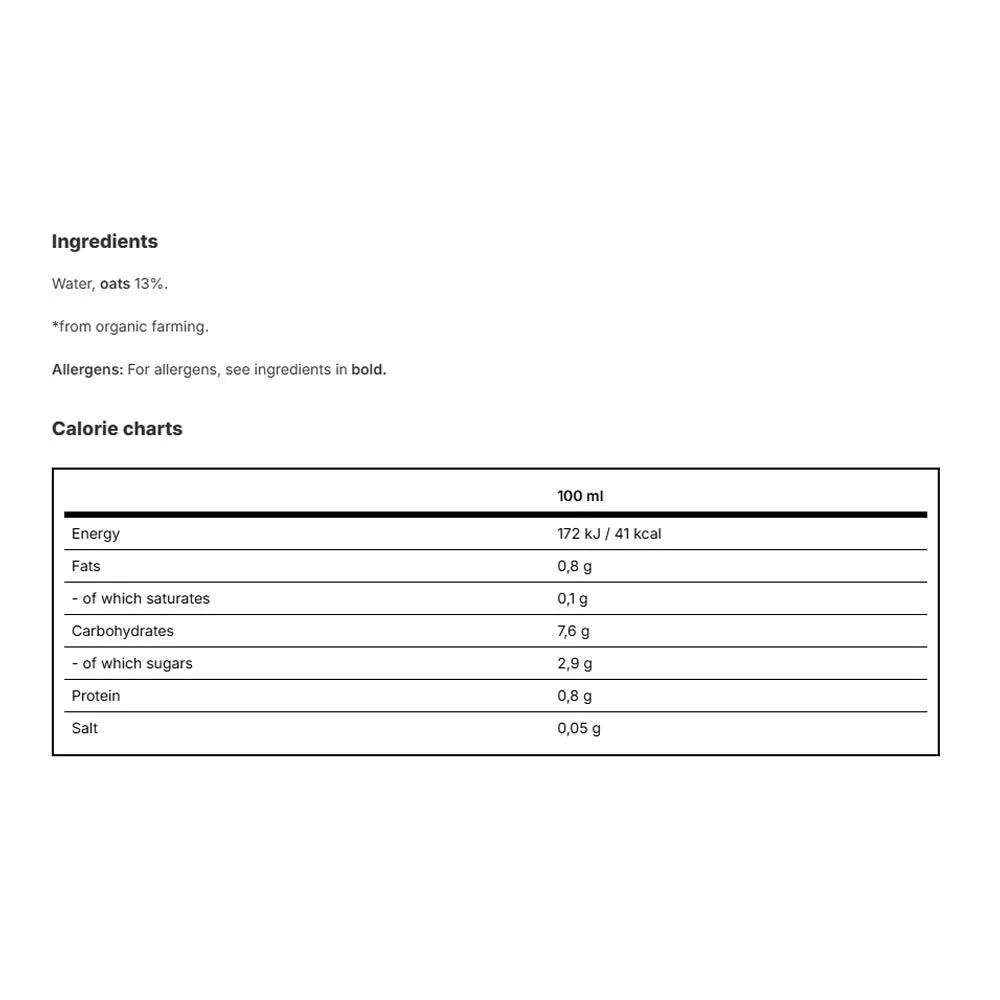 Vilgain Organic Oat Drink (1000 ml)