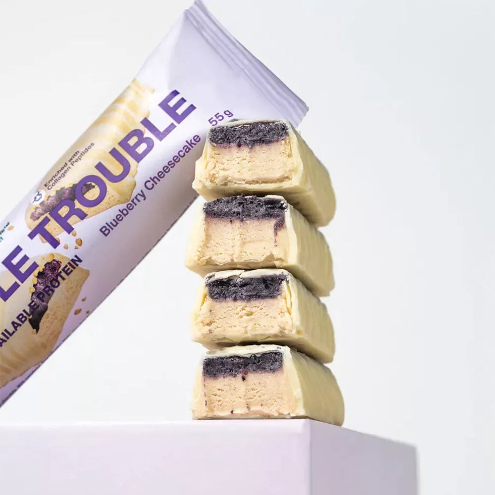 Vilgain Double Trouble Protein Bar Blueberry Cheesecake (55 g)