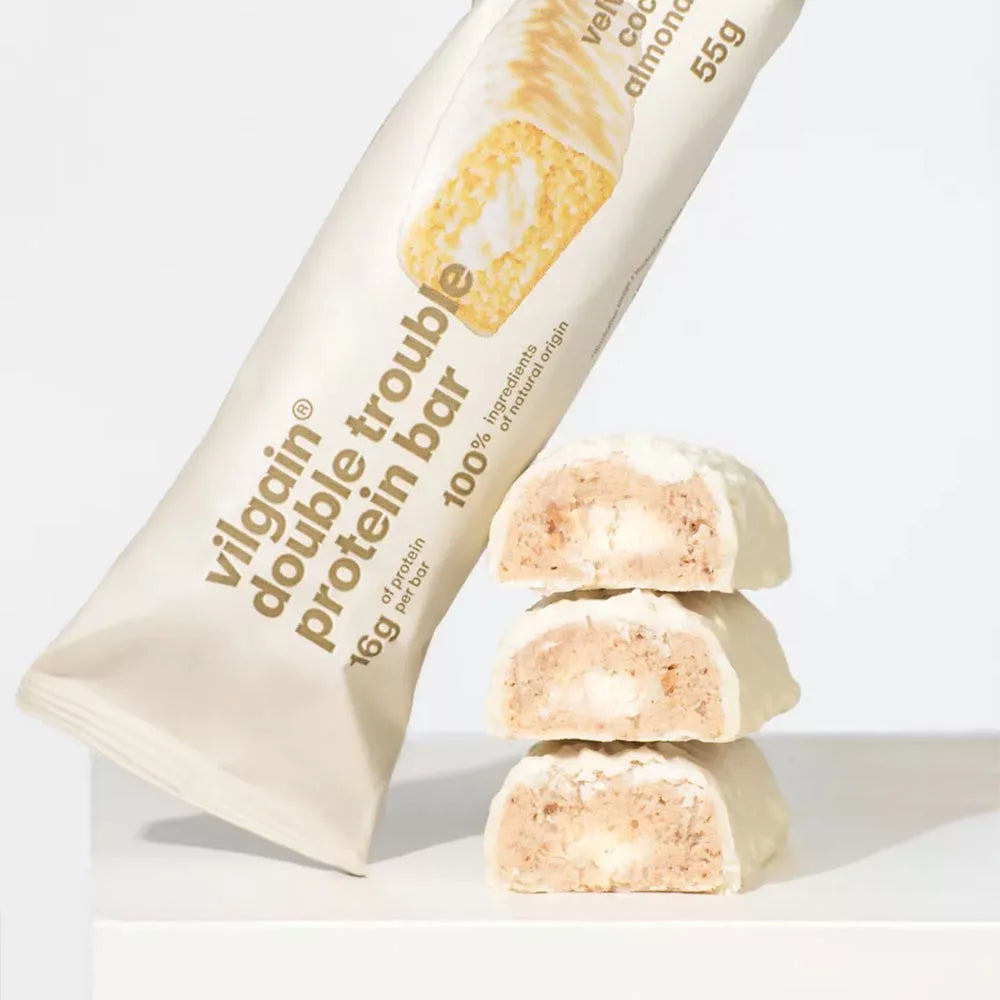 Vilgain Double Trouble Protein Bar Velvet Coco Almond (55 g)