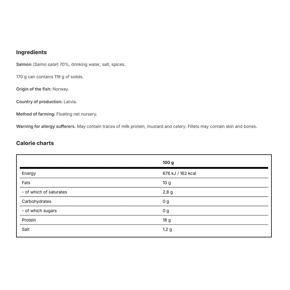 Vilgain Salmon Fillets (170 g)