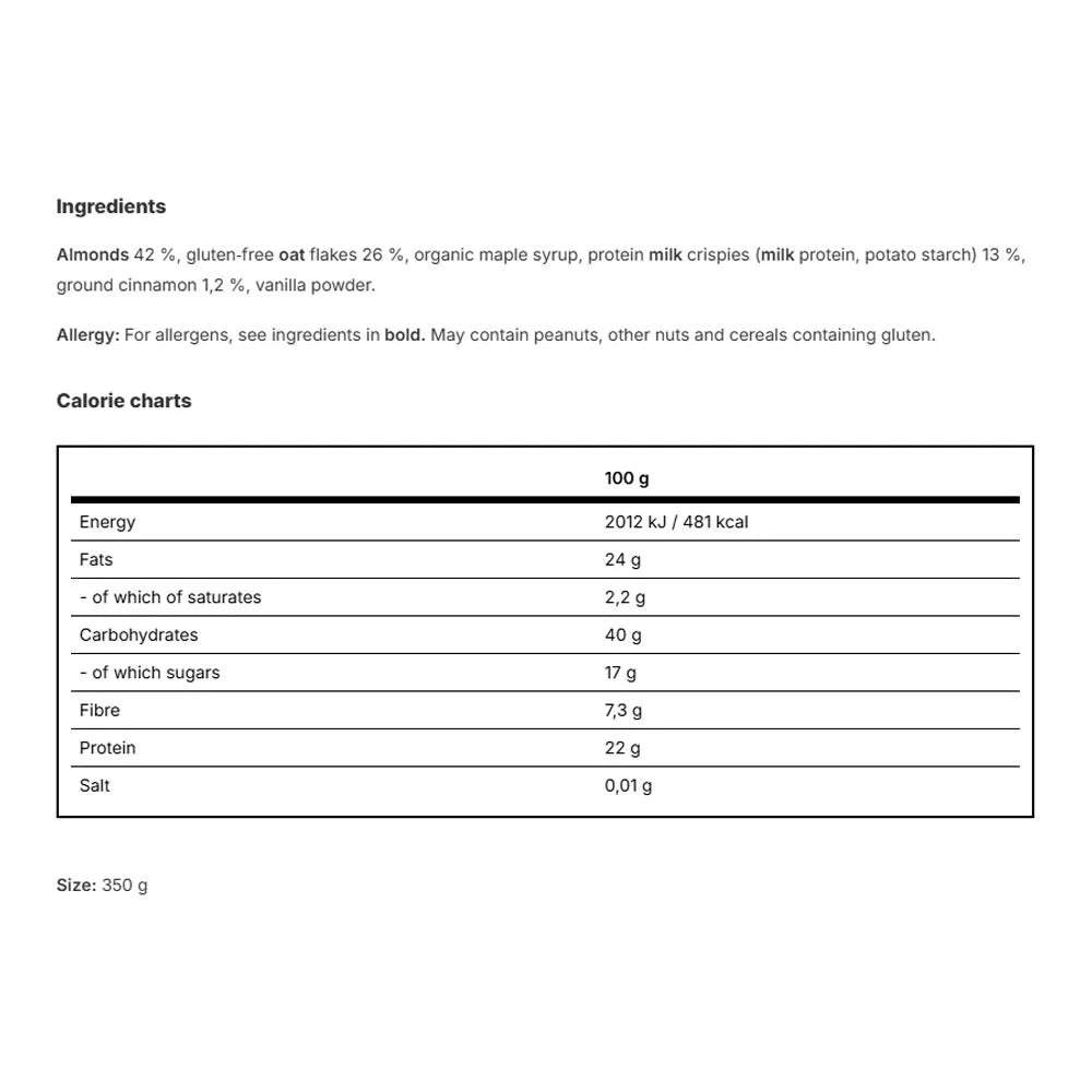 Vilgain Protein Granola Cinnamon Crunch (350 g)