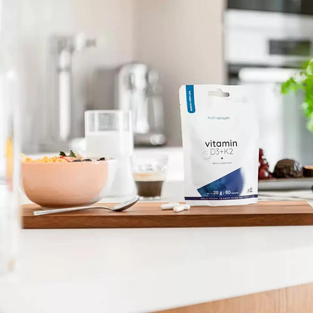 Nutriversum D3 + K2 Vitamin (60 Capsules)