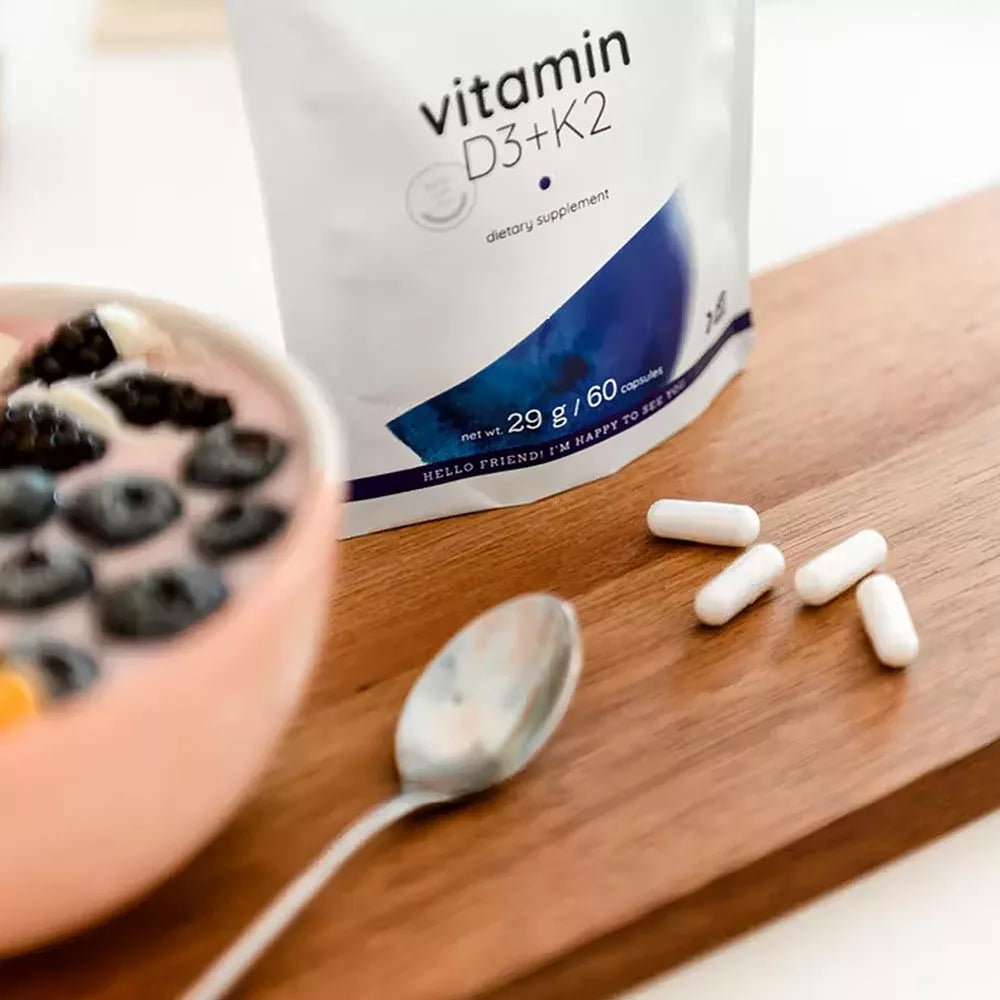 Nutriversum D3 + K2 Vitamin (60 Capsules)