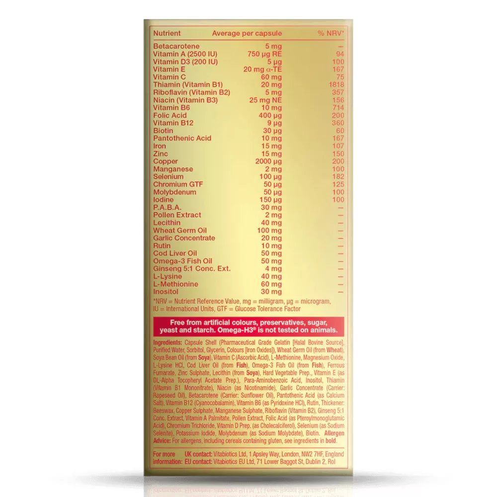 Vitabiotics Omega-H3 Original (30 Capsules)