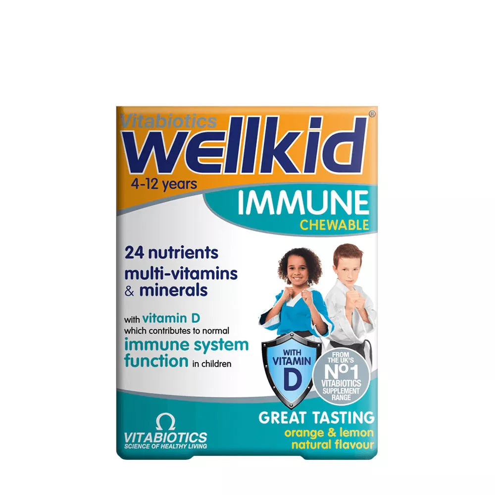 Vitabiotics Wellkid Immune Chewable (30 Tablets)