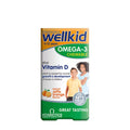 Vitabiotics Wellkid Omega-3 Chewable (60 Capsules, Orange)