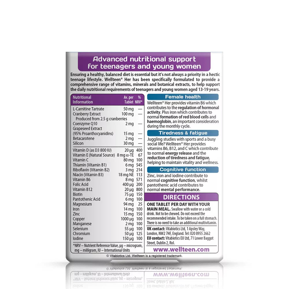 Vitabiotics Wellteen Her (30 Tablets)