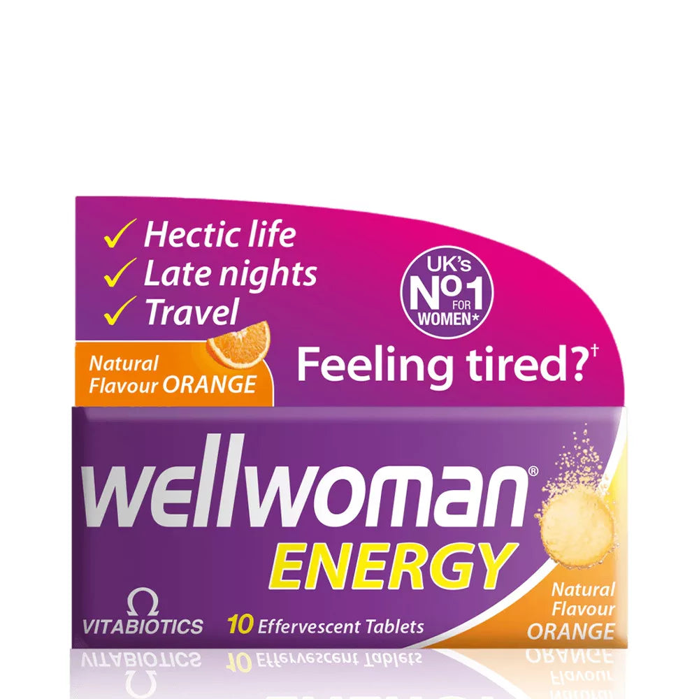 Vitabiotics Wellwoman Energy (10 Effervescent Tablets, Orange)