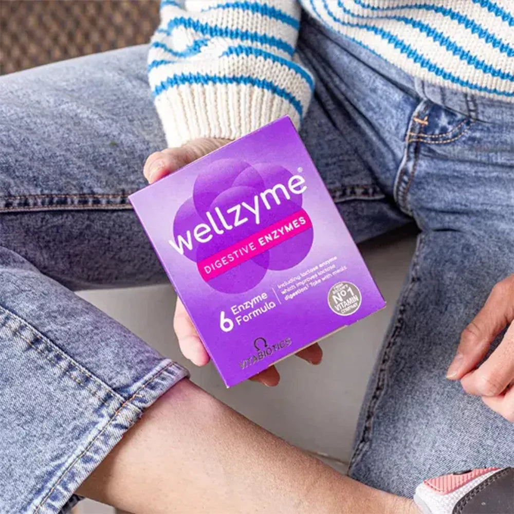 Vitabiotics Wellzyme Digestive Enzymes (60 Capsules)
