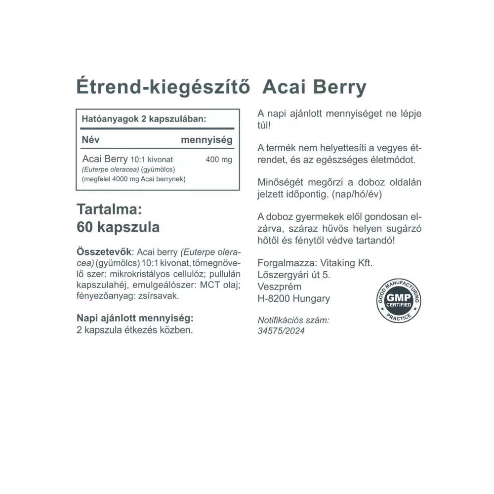Vitaking Acai Berry 3000 mg (60 Softgels)