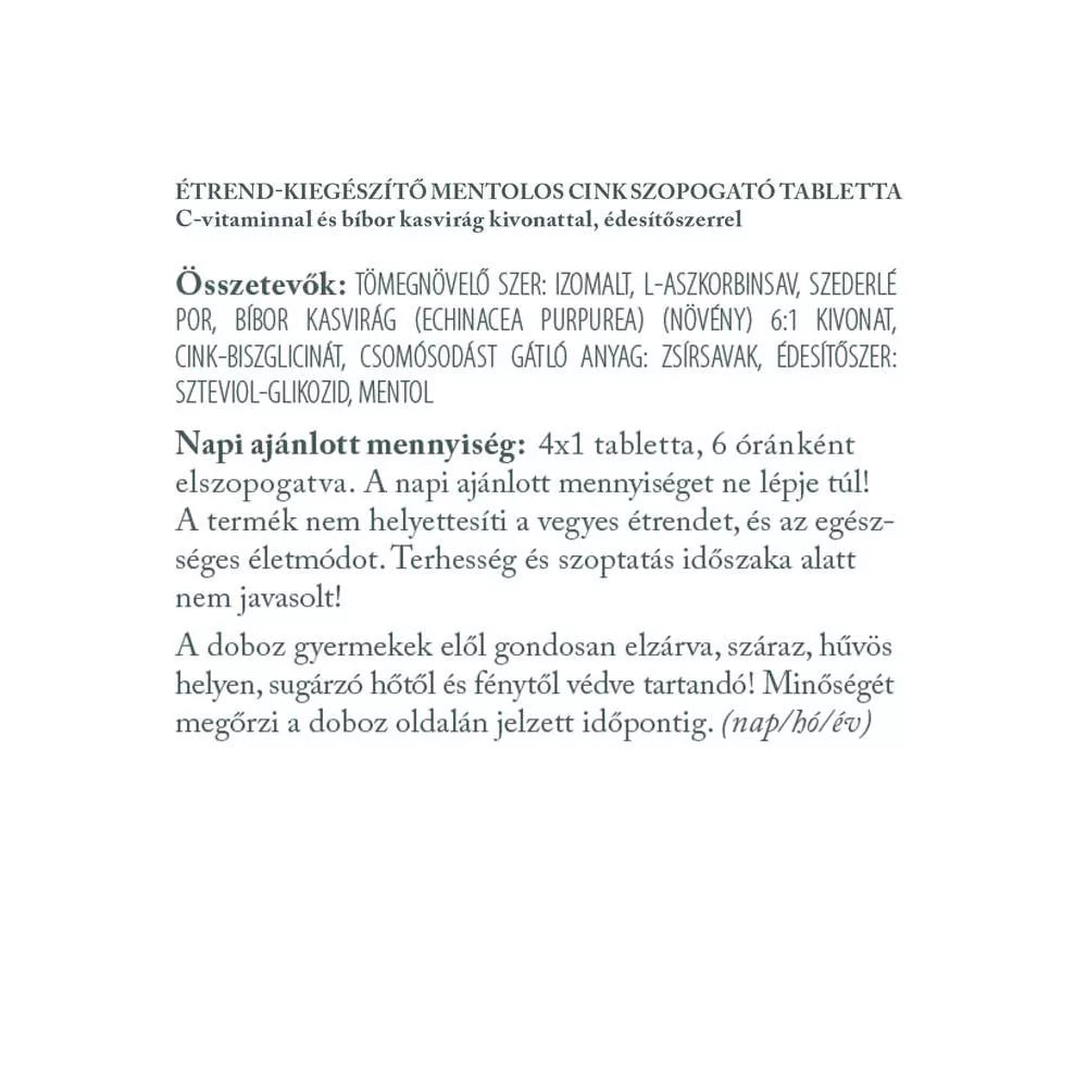 Vitaking Zinc Immuno (30 Lozenges, Blackberries with menthol)