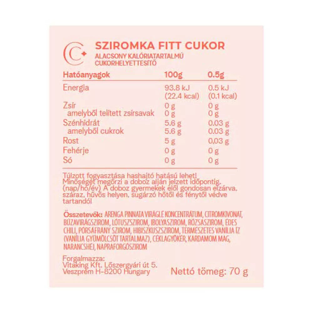 Vitaking Fittcukor - Plant Sweetener (70 g)