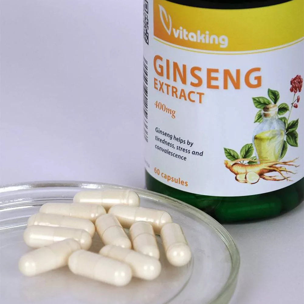Vitaking Ginseng Extract 100 mg (60 Capsules)