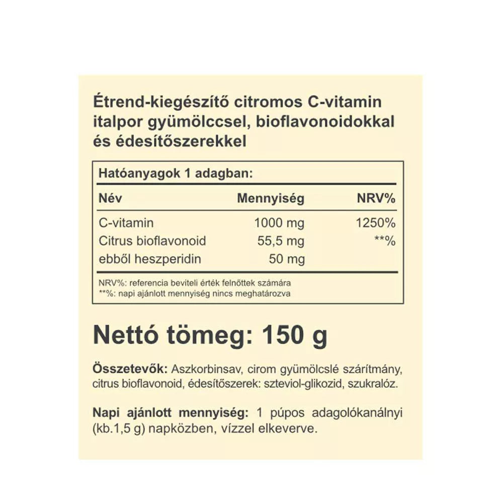 Vitaking Instant Supreme Vitamin C Powder (150 g, Lemon)