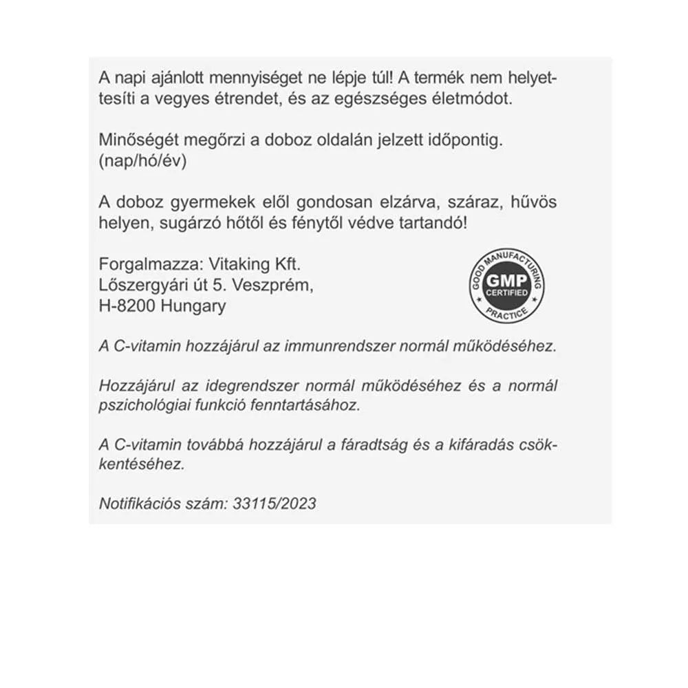 Vitaking Instant Supreme Vitamin C Powder (400 g, Lemon)