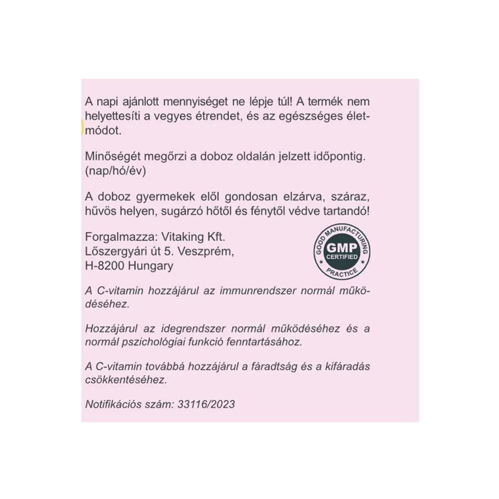 Vitaking Instant Supreme Vitamin C Powder (150 g, Blackberry)