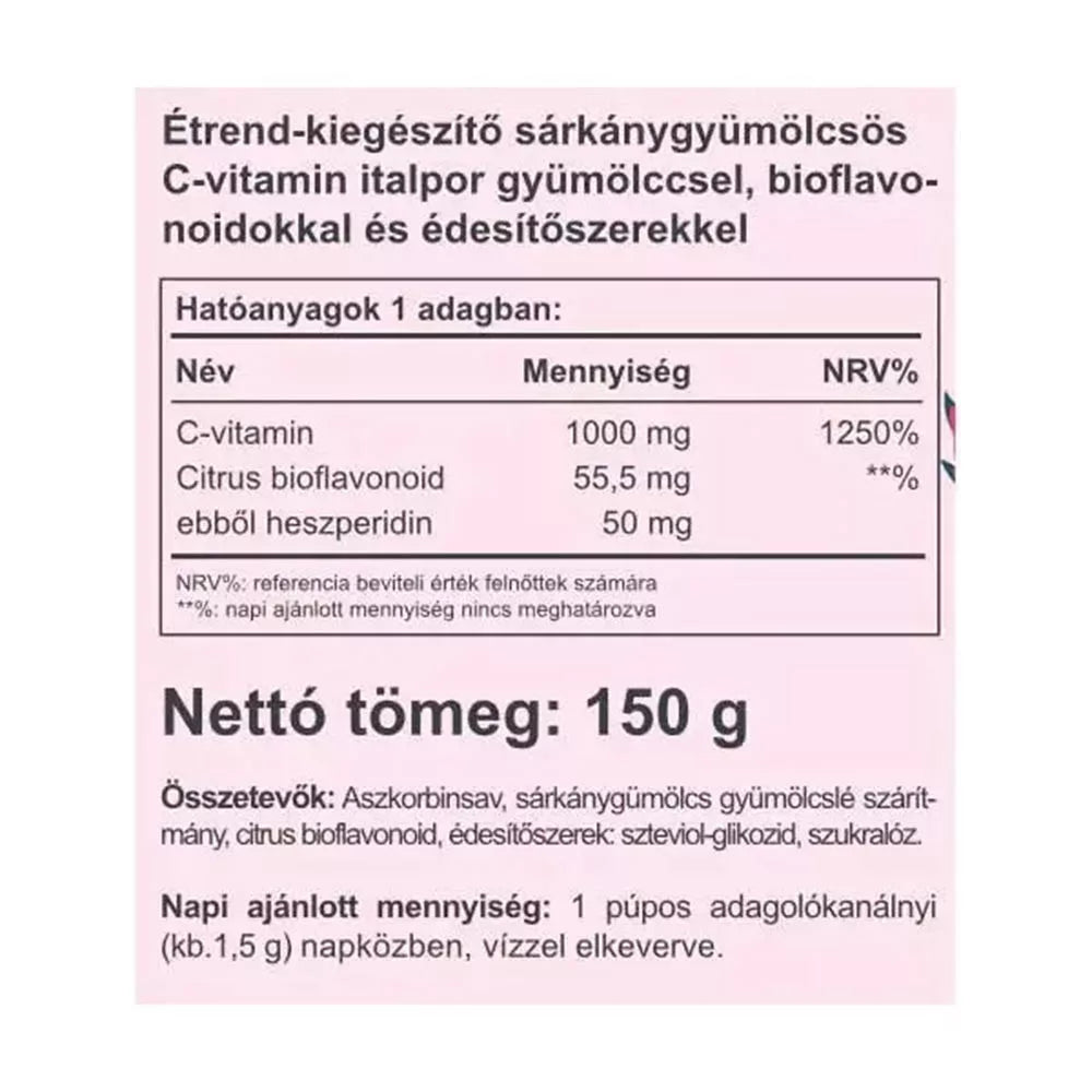 Vitaking Instant Supreme Vitamin C Powder (150 g, Dragon Berry)
