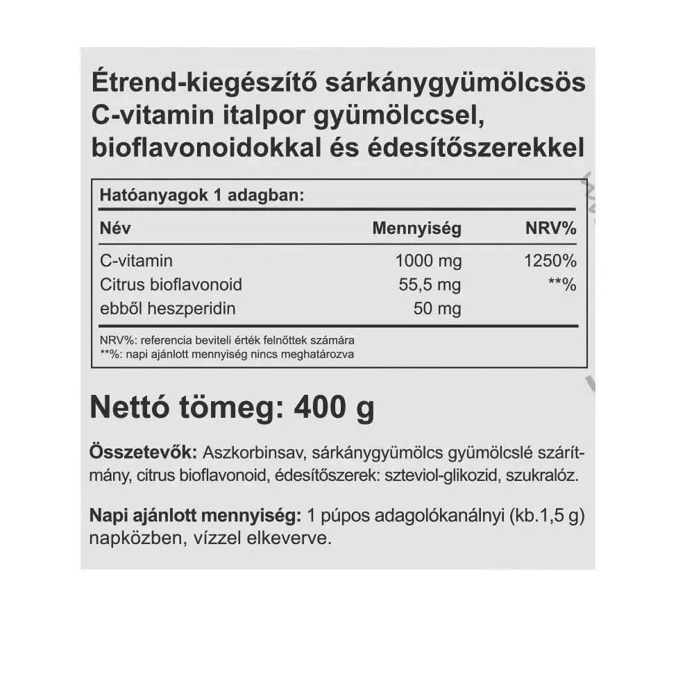 Vitaking Instant Supreme Vitamin C Powder (400 g, Dragon Berry)