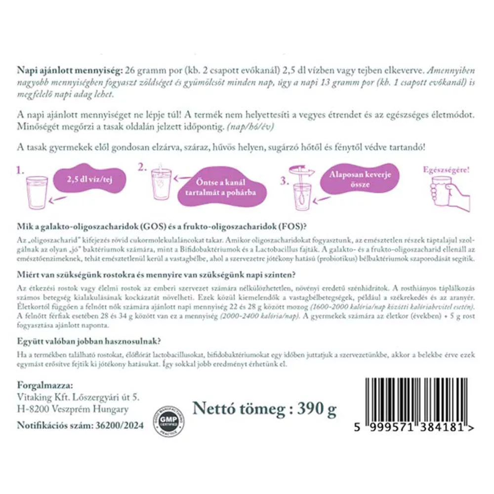 Vitaking SymBIOTIC Fiber (390 g , Strawberry)