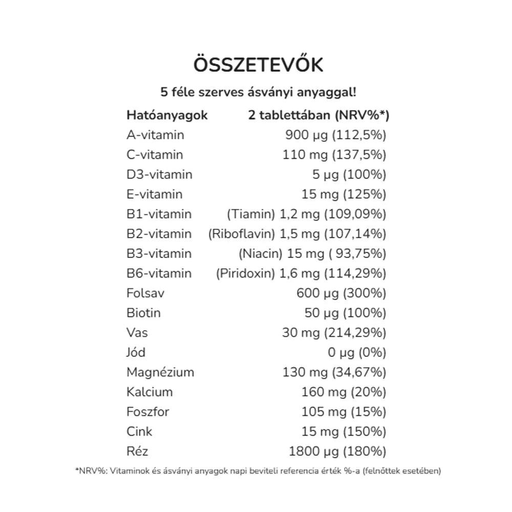 Vitaking Trimester 2 Multivitamin - Without Iodine (60 Tablets)