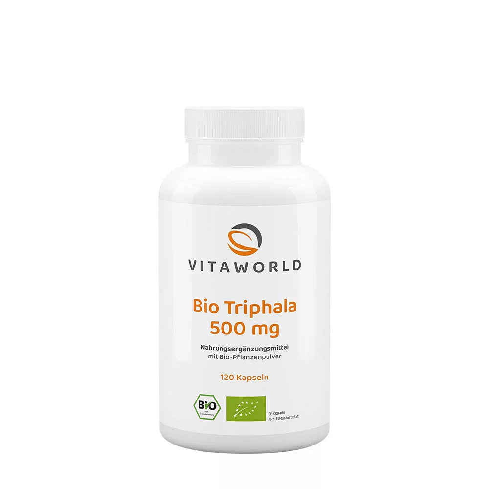 Vitaworld Organic Triphala 500 mg (120 Capsules)