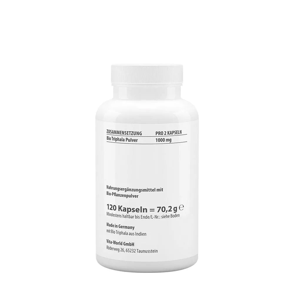 Vitaworld Organic Triphala 500 mg (120 Capsules)