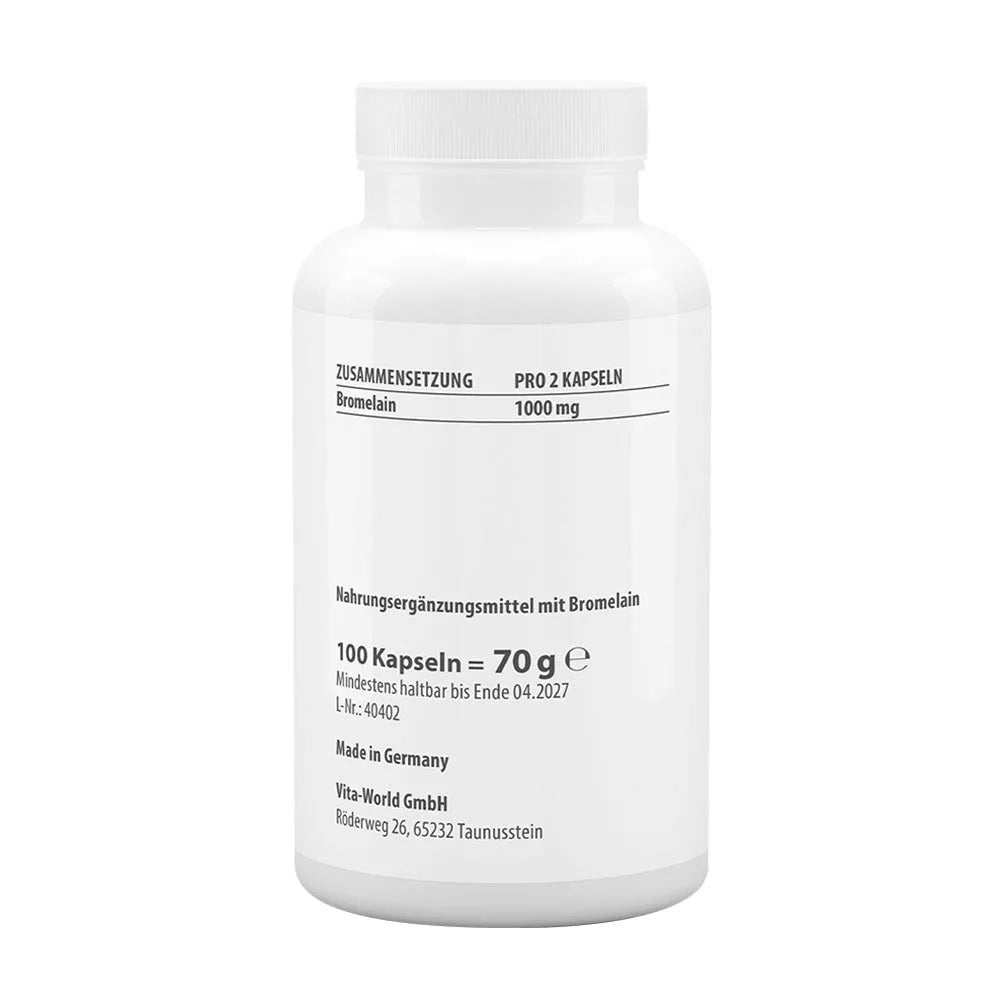 Vitaworld Bromelain 500 mg (100 Capsules)