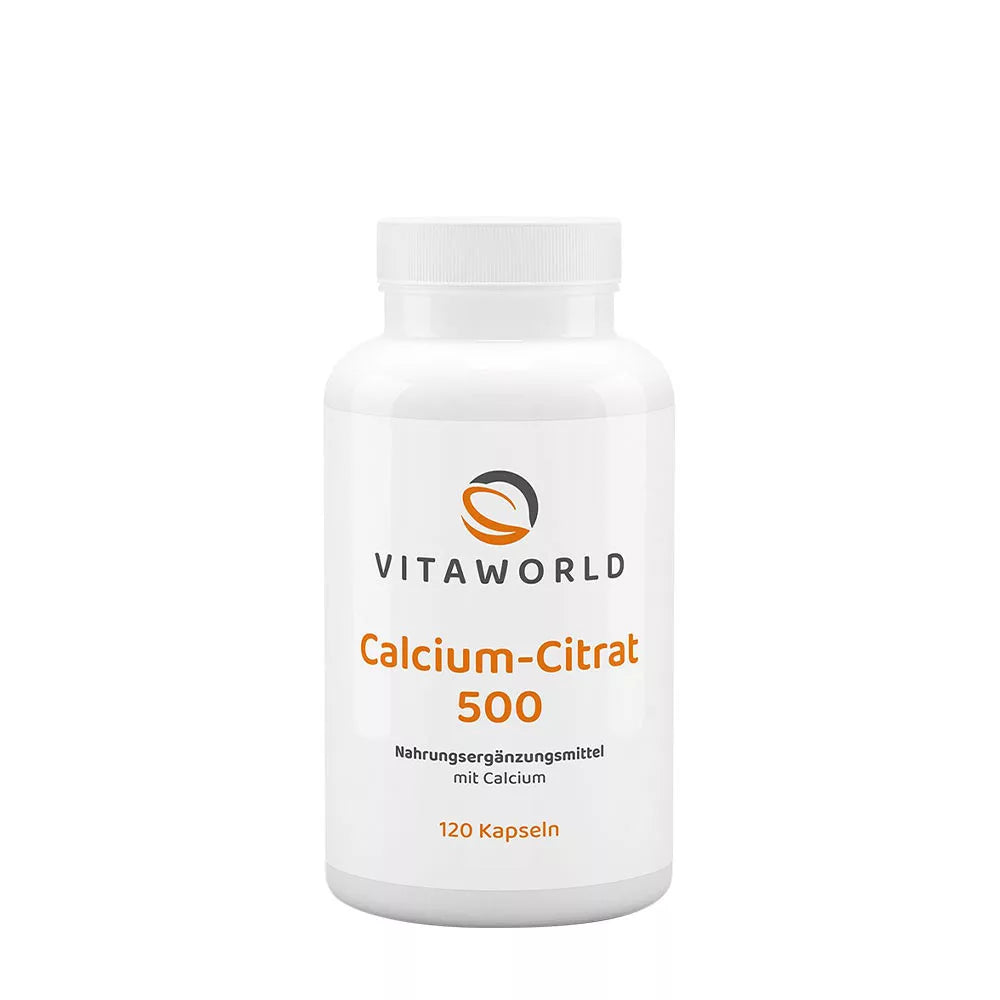 Vitaworld Calcium Citrate 500 (120 Capsules)