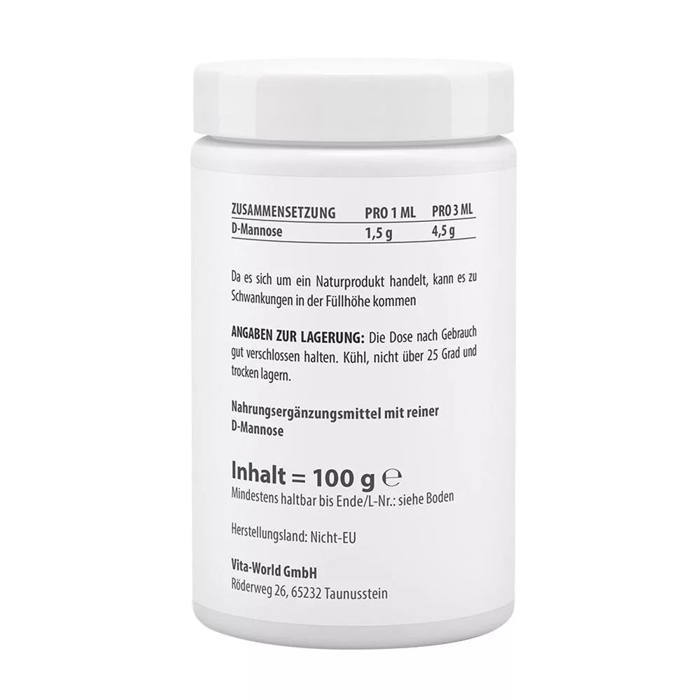 Vitaworld D-Mannose high purity (100 g)
